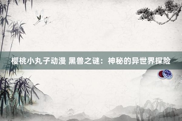 樱桃小丸子动漫 黑兽之谜：神秘的异世界探险